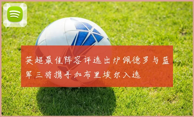 英超最佳阵容评选出炉佩德罗与蓝军三将携手加布里埃尔入选